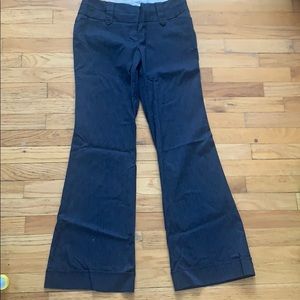 Navy pinstripe dress pants